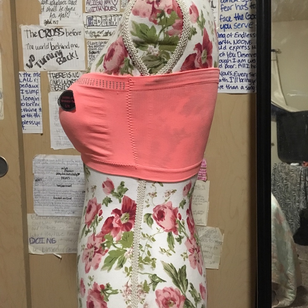Pink Rhinestoned Bandeau - Picture 2 of 8